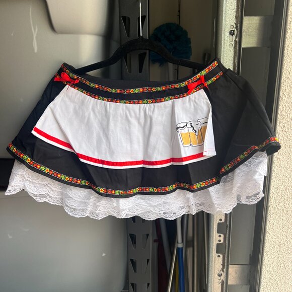 Seven 'til Mignight Costume Women Size M/L 4 Pcs Beer Babe W/ Top, Bustier & Top - Picture 6 of 6